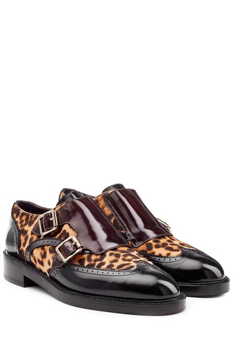 burberry cheetah print shoes|burberry leather shoes.